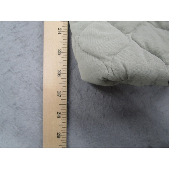 Lululemon Riverstone Quilted Bomber Jacket Women 6 Sage Green Grey LW3HFMS - Picture 11 of 12